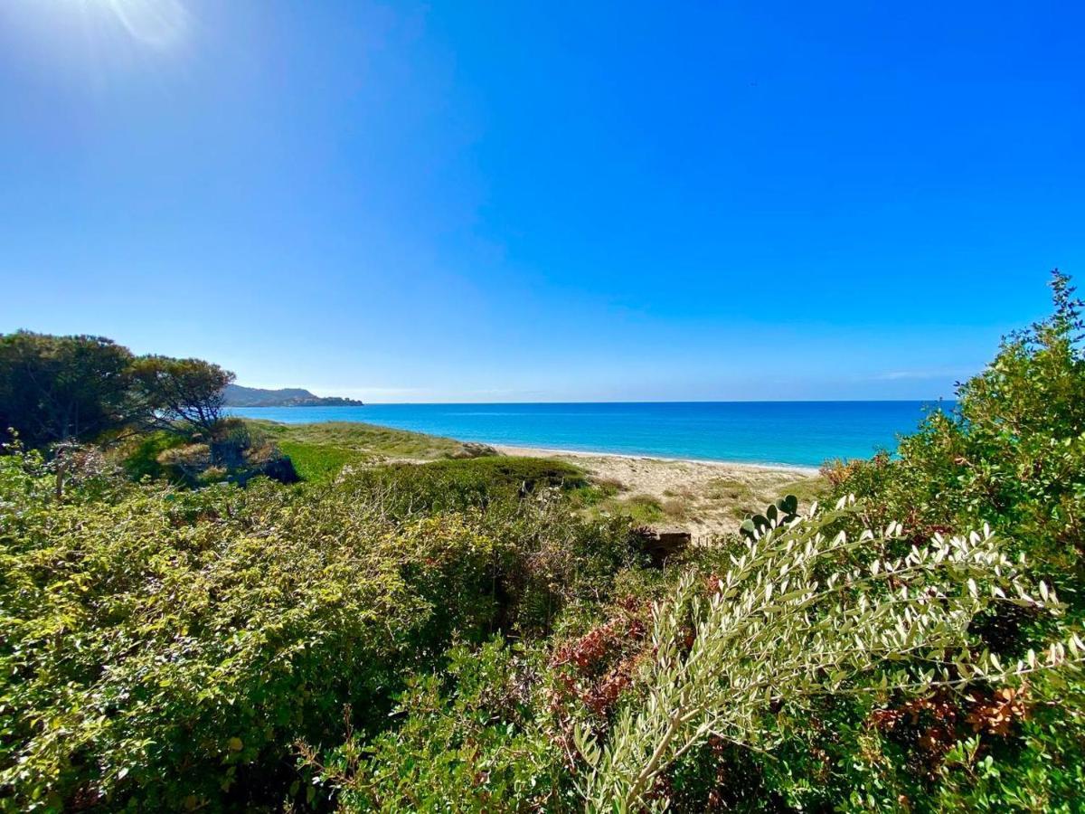 Apartament Beachfront House Geremeas Sardegna Zewnętrze zdjęcie